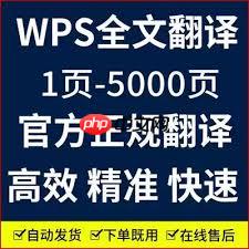 WPS文本翻译如何实现无限次