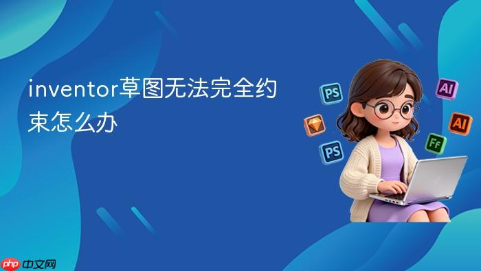 inventor草图无法完全约束怎么办